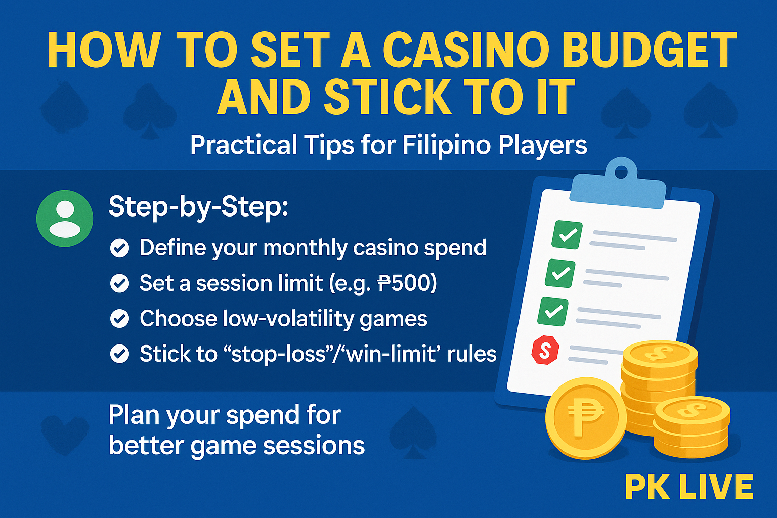 Practical Guide to Casino Budgeting for Filipinos