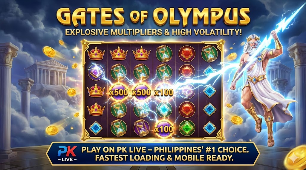 PH Players Get Powerful Gates of Olympus PK LIVE Review