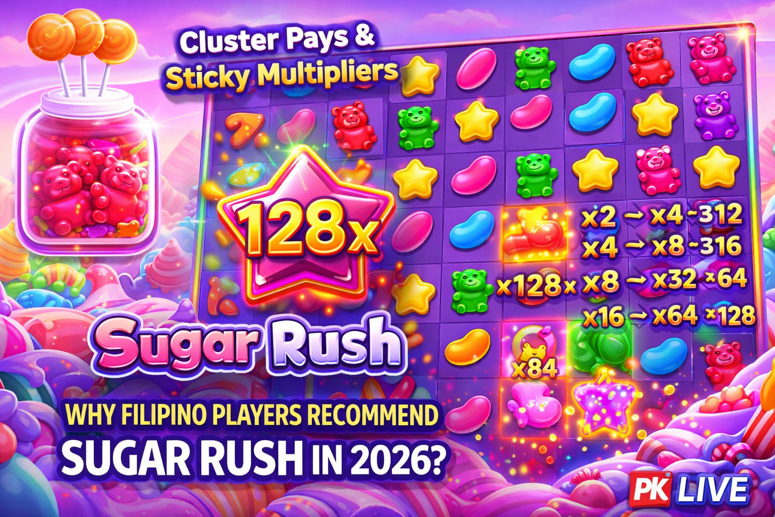 Sugar Rush Slot PK LIVE Philippines Full Review