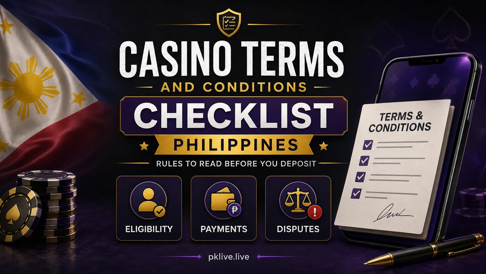Casino Terms and Conditions Checklist Philippines: Rules to Read Before You Deposit stop-rule illustration