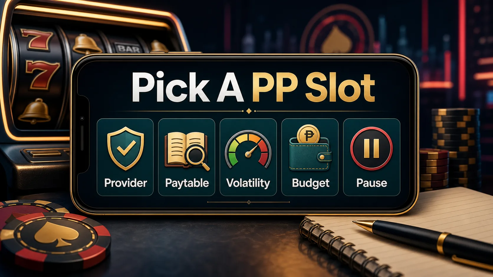 PKLIVE checklist for picking a PP slot by provider paytable volatility budget and pause reminders